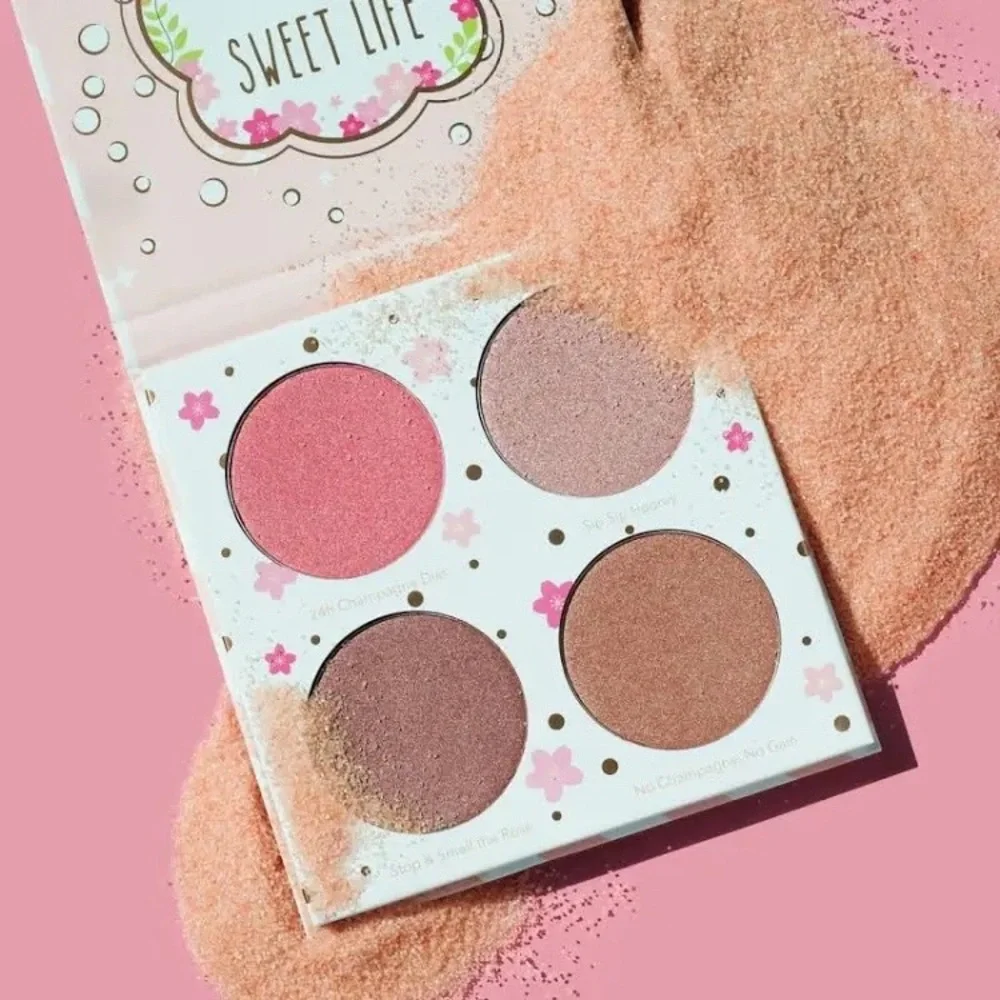Beauty Bakerie COTTON CANDY CHAMPAGNE Blushlighter Palette
